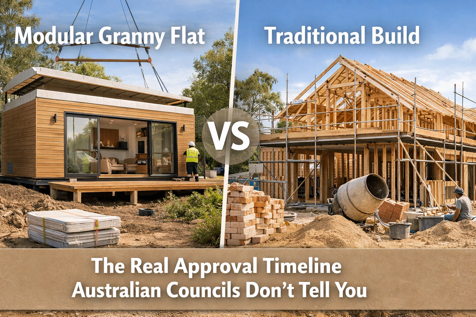 Modular Granny Flat Vs Traditional Build: The Real Approval Timeline Australian Councils Don’t Tell You